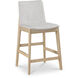 Deco 38.9 inch Grey Counter Stool